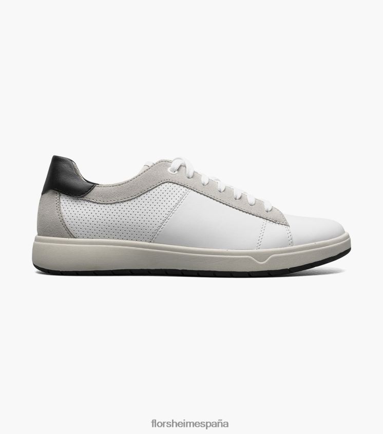 zapatillas Heist 2 con cordones hasta los dedos Florsheim hombres LPVB4P27 calzado blanco negro - Imagen 2