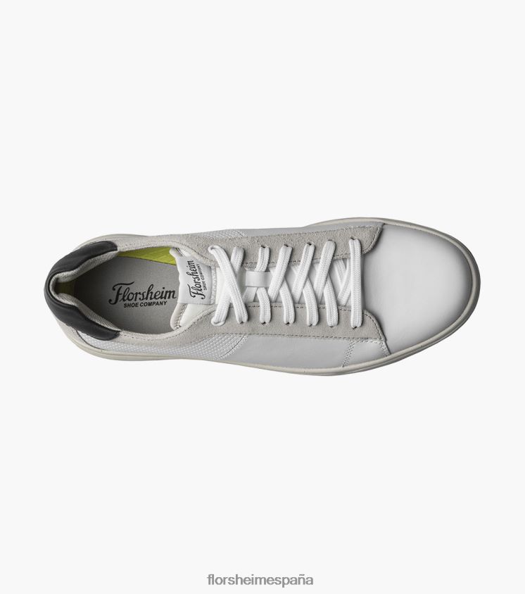 zapatillas Heist 2 con cordones hasta los dedos Florsheim hombres LPVB4P27 calzado blanco negro - Imagen 4