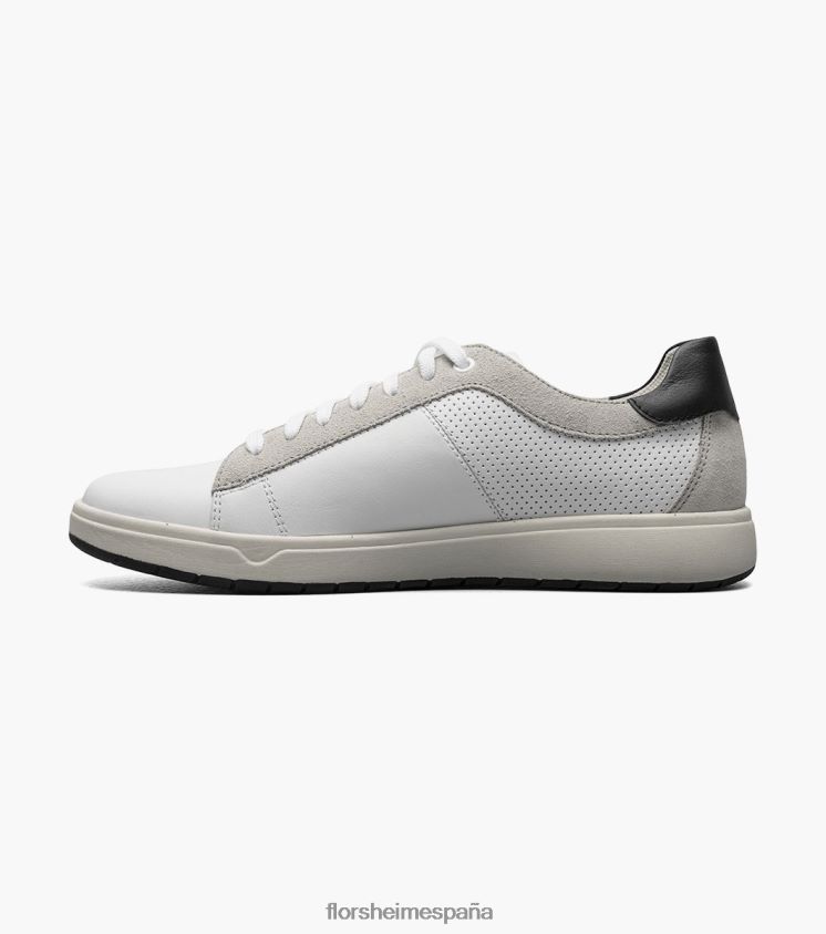 zapatillas Heist 2 con cordones hasta los dedos Florsheim hombres LPVB4P27 calzado blanco negro - Imagen 5