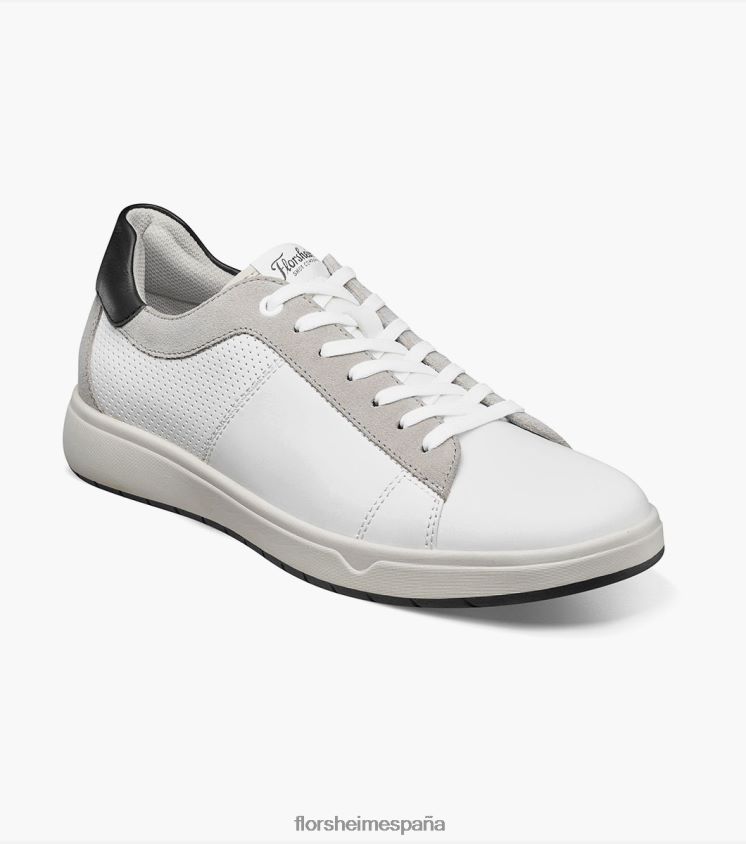 zapatillas Heist 2 con cordones hasta los dedos Florsheim hombres LPVB4P27 calzado blanco negro - Imagen 1