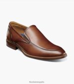 zapatillas rucci moc toe Florsheim hombres LPVB4P49 calzado coñac