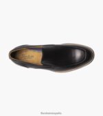 zapatillas rucci moc toe Florsheim hombres LPVB4P50 calzado negro - Imagen 4