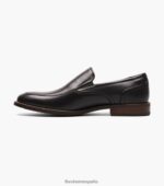 zapatillas rucci moc toe Florsheim hombres LPVB4P50 calzado negro - Imagen 5