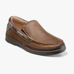zapatos sin cordones con punta de moc junto al lago Florsheim hombres LPVB4P363 calzado piedra