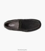 zapatos sin cordones con punta de moc junto al lago Florsheim hombres LPVB4P364 calzado negro - Imagen 4