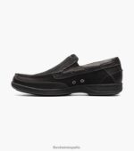 zapatos sin cordones con punta de moc junto al lago Florsheim hombres LPVB4P364 calzado negro - Imagen 5