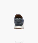 zapatos sin cordones con punta de mocasín de lona de los grandes lagos Florsheim hombres LPVB4P382 calzado Armada - Imagen 8
