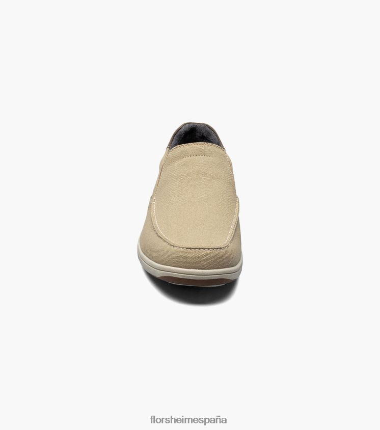 zapatos sin cordones con punta de mocasín de lona junto al lago Florsheim hombres LPVB4P10 calzado arena multi - Imagen 6