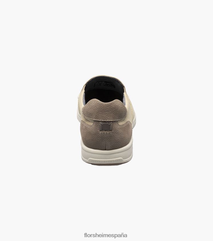 zapatos sin cordones con punta de mocasín de lona junto al lago Florsheim hombres LPVB4P10 calzado arena multi - Imagen 7