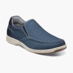 zapatos sin cordones con punta de mocasín de lona junto al lago Florsheim hombres LPVB4P11 calzado Armada
