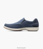 zapatos sin cordones con punta de mocasín de lona junto al lago Florsheim hombres LPVB4P11 calzado Armada - Imagen 5