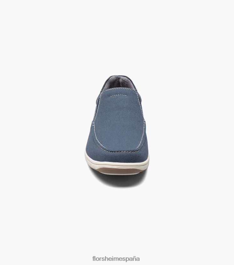 zapatos sin cordones con punta de mocasín de lona junto al lago Florsheim hombres LPVB4P11 calzado Armada - Imagen 6