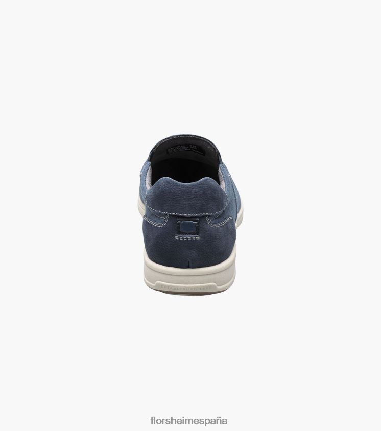 zapatos sin cordones con punta de mocasín de lona junto al lago Florsheim hombres LPVB4P11 calzado Armada - Imagen 7