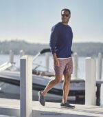 zapatos sin cordones con punta de mocasín de lona junto al lago Florsheim hombres LPVB4P11 calzado Armada - Imagen 8