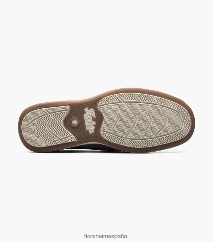 zapatos sin cordones con punta de mocasín de lona junto al lago Florsheim hombres LPVB4P8 calzado gris - Imagen 3
