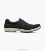 zapatos sin cordones con punta de mocasín de lona junto al lago Florsheim hombres LPVB4P9 calzado negro - Imagen 2