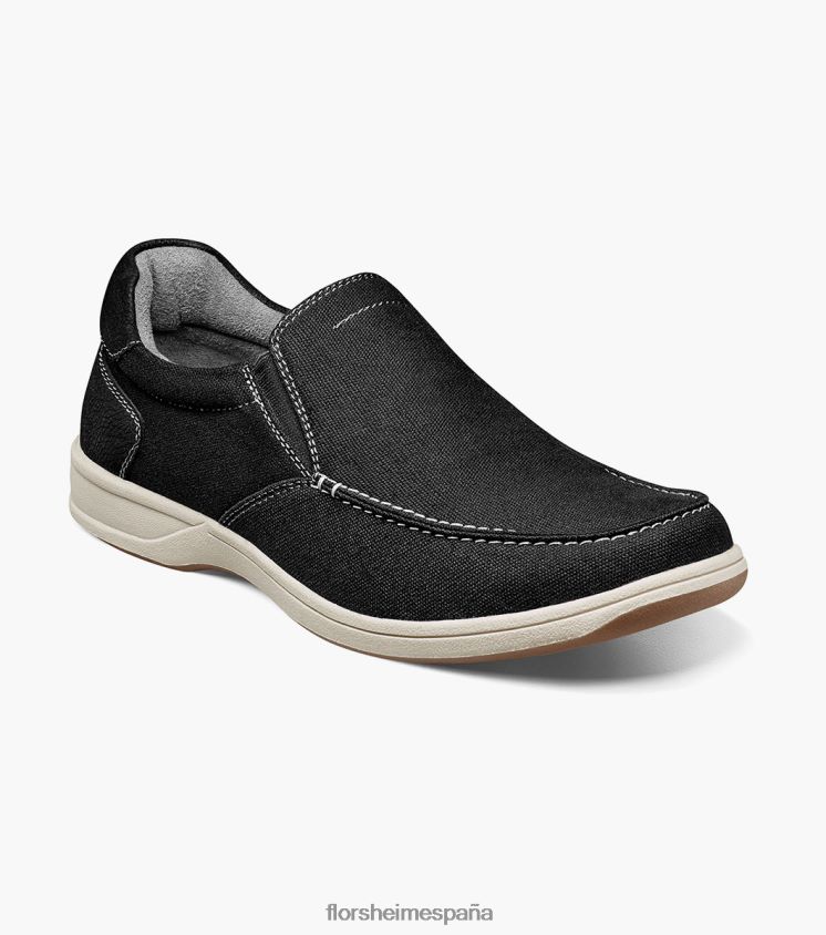 zapatos_sin_cordones_con_punta_de_mocasin_de_lona_junto_al_lago_florsheim_hombres_lpvb4p9_calzado_negro.jpg zapatos sin cordones con punta de mocasín de lona junto al lago Florsheim hombres LPVB4P9 calzado negro - Imagen 1