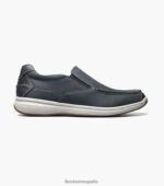 zapatos sin cordones con punta de mocasín de los grandes lagos Florsheim hombres LPVB4P357 calzado índigo - Imagen 3