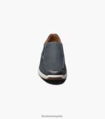 zapatos sin cordones con punta de mocasín de los grandes lagos Florsheim hombres LPVB4P357 calzado índigo - Imagen 7