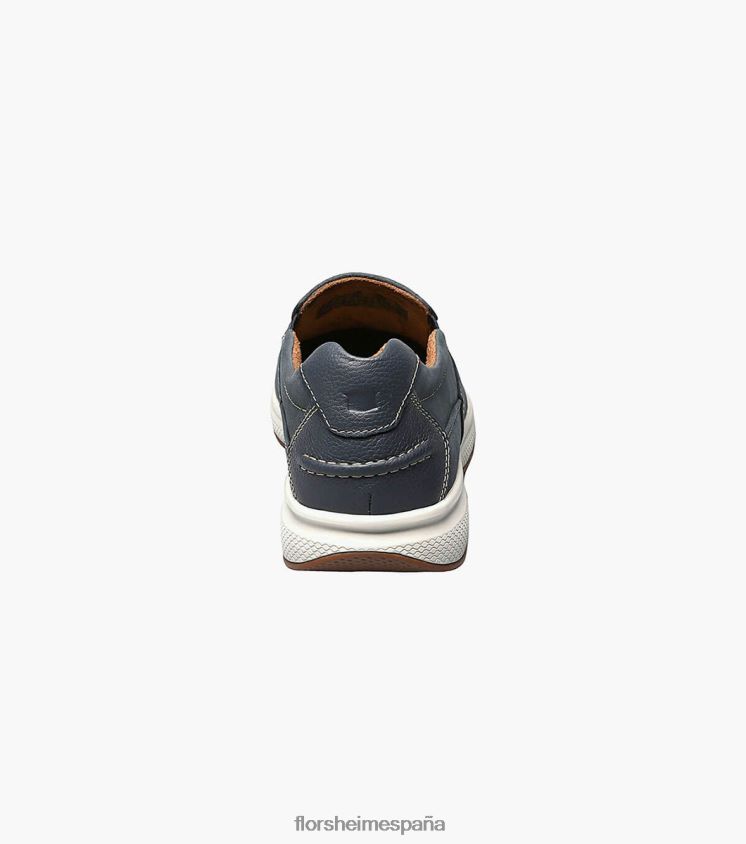 zapatos sin cordones con punta de mocasín de los grandes lagos Florsheim hombres LPVB4P357 calzado índigo - Imagen 8