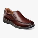 zapatos sin cordones con punta de mocasín de los grandes lagos Florsheim hombres LPVB4P358 calzado marrón