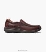 zapatos sin cordones con punta de mocasín de los grandes lagos Florsheim hombres LPVB4P358 calzado marrón - Imagen 3