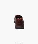 zapatos sin cordones con punta de mocasín de los grandes lagos Florsheim hombres LPVB4P358 calzado marrón - Imagen 8