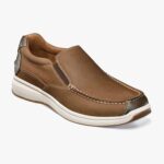 zapatos sin cordones con punta de mocasín de los grandes lagos Florsheim hombres LPVB4P359 calzado piedra