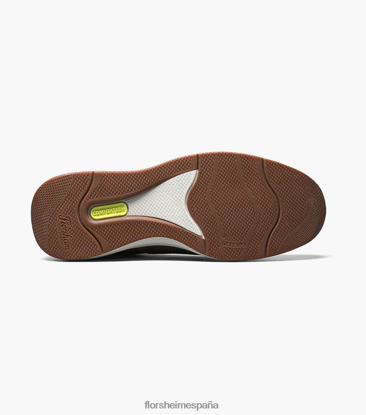 zapatos sin cordones con punta de mocasín de los grandes lagos Florsheim hombres LPVB4P359 calzado piedra - Imagen 4