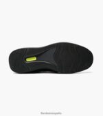 zapatos sin cordones con punta de mocasín de los grandes lagos Florsheim hombres LPVB4P360 calzado negro - Imagen 4