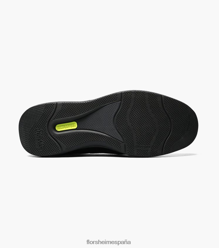 zapatos sin cordones con punta de mocasín de los grandes lagos Florsheim hombres LPVB4P360 calzado negro - Imagen 4
