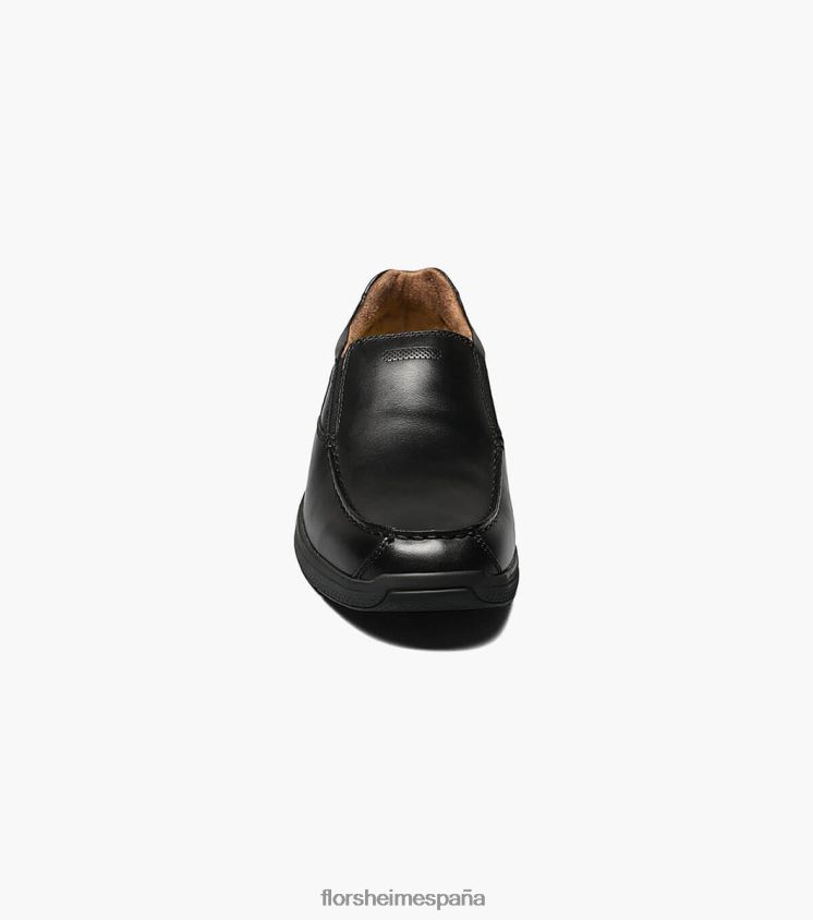 zapatos sin cordones con punta de mocasín de los grandes lagos Florsheim hombres LPVB4P360 calzado negro - Imagen 7