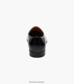 zapatos sin cordones postino 2 con punta lisa Florsheim hombres LPVB4P196 calzado charol negro - Imagen 7