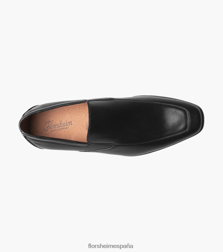 zapatos venecianos postino 2 moc toe Florsheim hombres LPVB4P122 calzado negro liso - Imagen 4