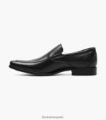 zapatos venecianos postino 2 moc toe Florsheim hombres LPVB4P122 calzado negro liso - Imagen 5