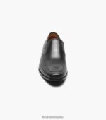 zapatos venecianos postino 2 moc toe Florsheim hombres LPVB4P122 calzado negro liso - Imagen 6