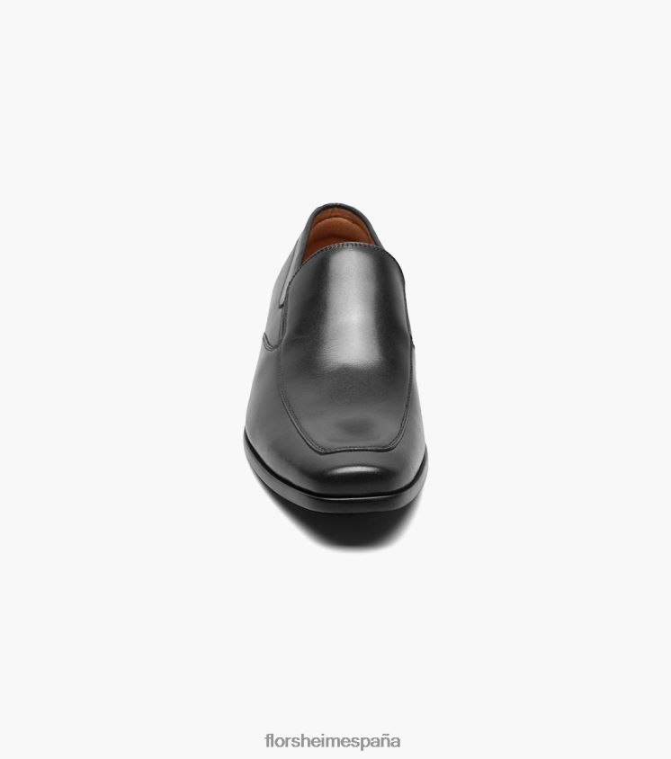 zapatos venecianos postino 2 moc toe Florsheim hombres LPVB4P122 calzado negro liso - Imagen 6