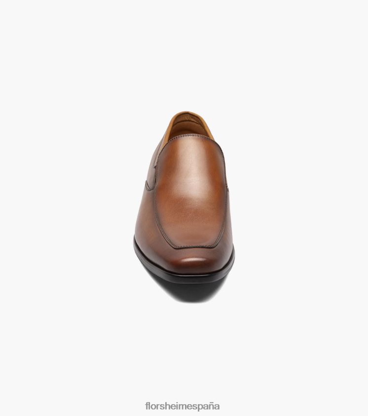 zapatos venecianos postino 2 moc toe Florsheim hombres LPVB4P123 calzado coñac suave - Imagen 6
