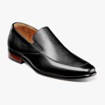 zapatos venecianos postino 2 moc toe Florsheim hombres LPVB4P124 calzado negro