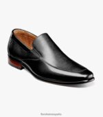 zapatos venecianos postino 2 moc toe Florsheim hombres LPVB4P124 calzado negro