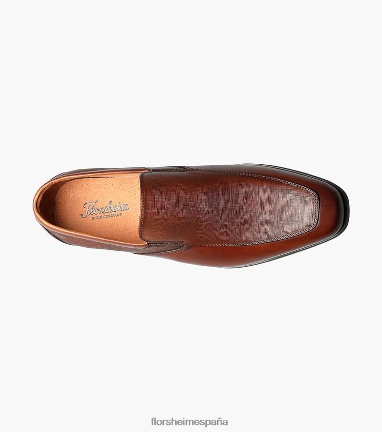 zapatos venecianos postino 2 moc toe Florsheim hombres LPVB4P125 calzado coñac - Imagen 4