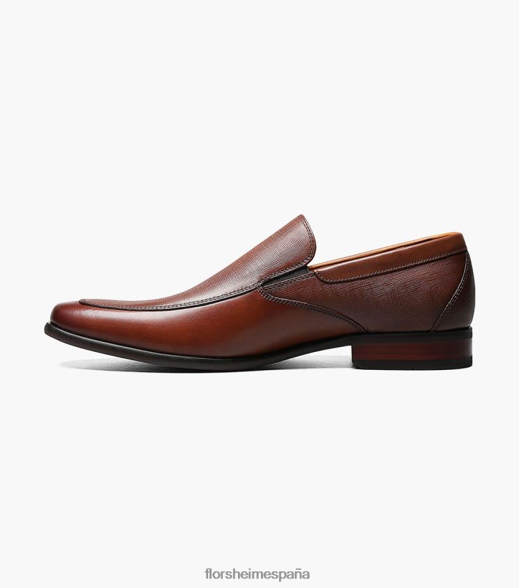 zapatos venecianos postino 2 moc toe Florsheim hombres LPVB4P125 calzado coñac - Imagen 5