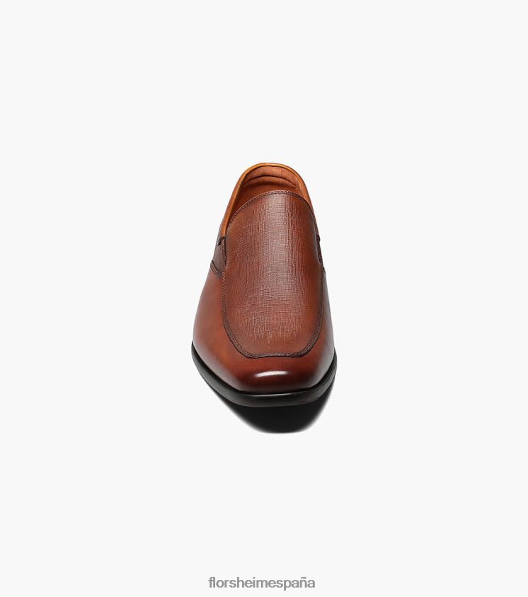 zapatos venecianos postino 2 moc toe Florsheim hombres LPVB4P125 calzado coñac - Imagen 6